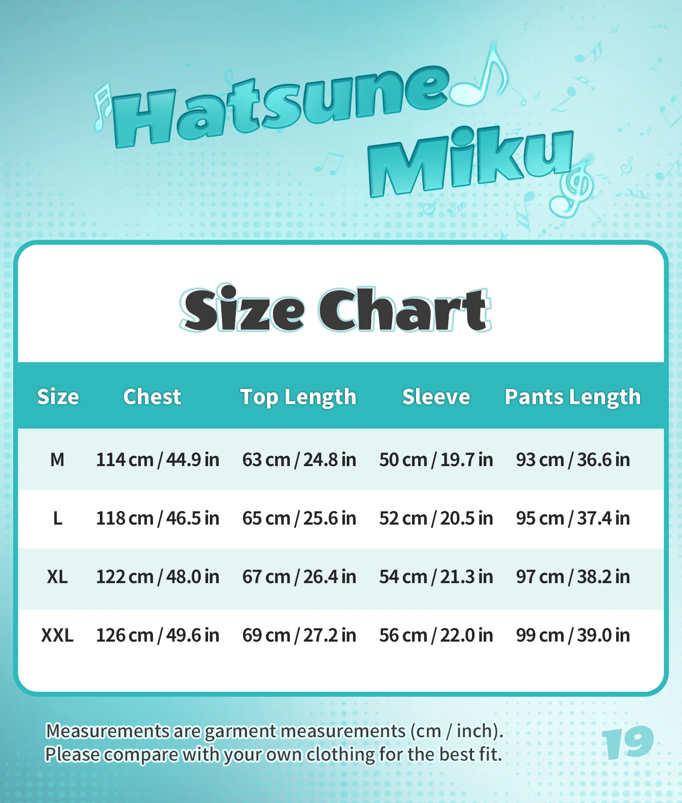 Fanmade Hatsune Miku Long Sleeve Pajama Set – Cozy Homewear Loungewear - Image 4