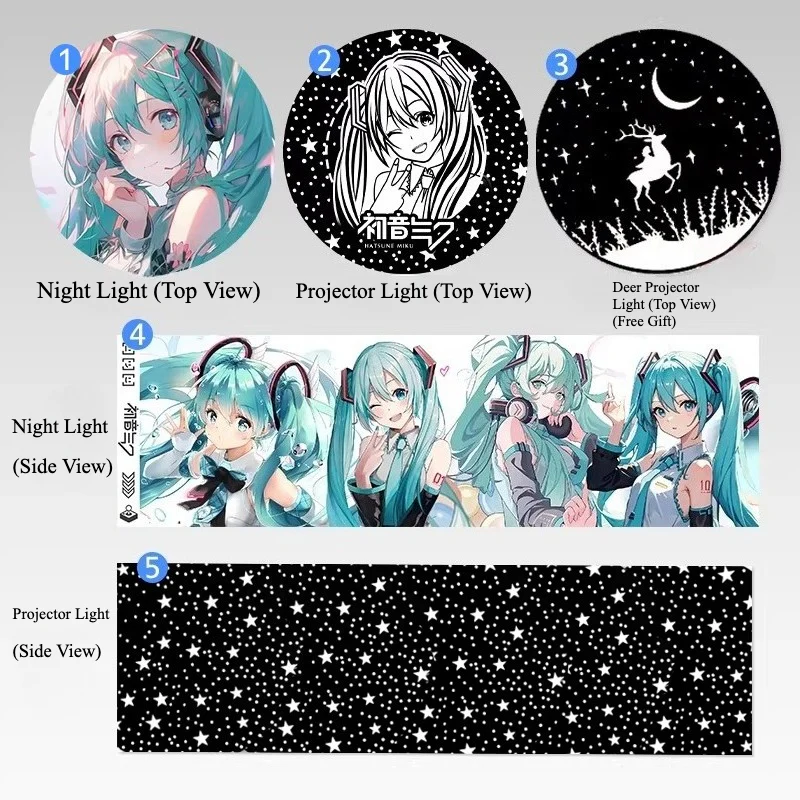 Fanmade Hatsune Miku Projection Night Light - Image 3