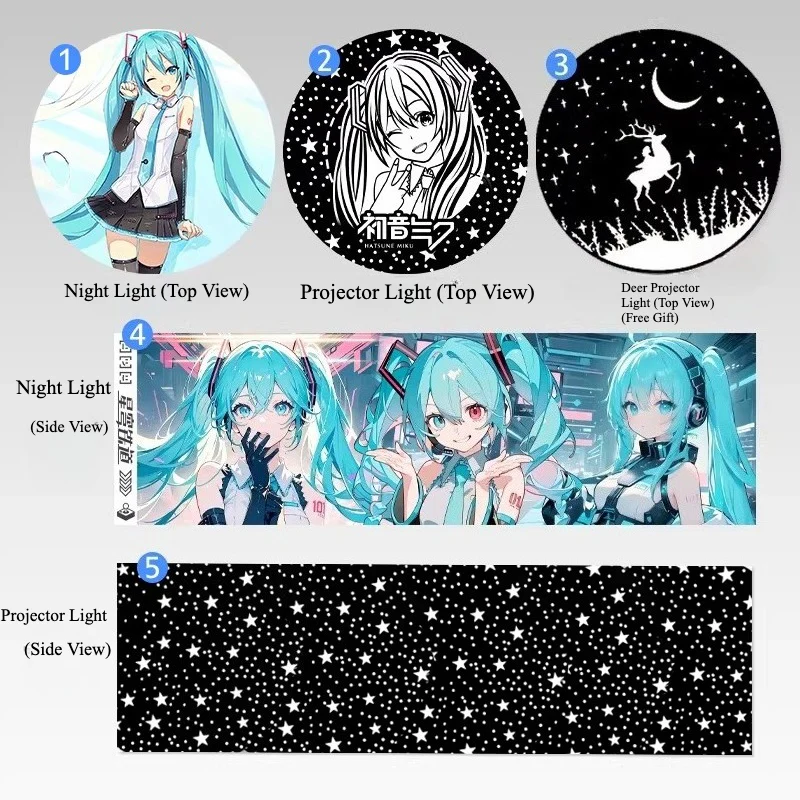Fanmade Hatsune Miku Projection Night Light - Image 4