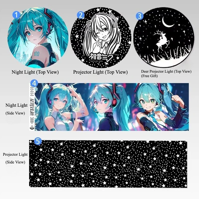 Fanmade Hatsune Miku Projection Night Light - Image 5