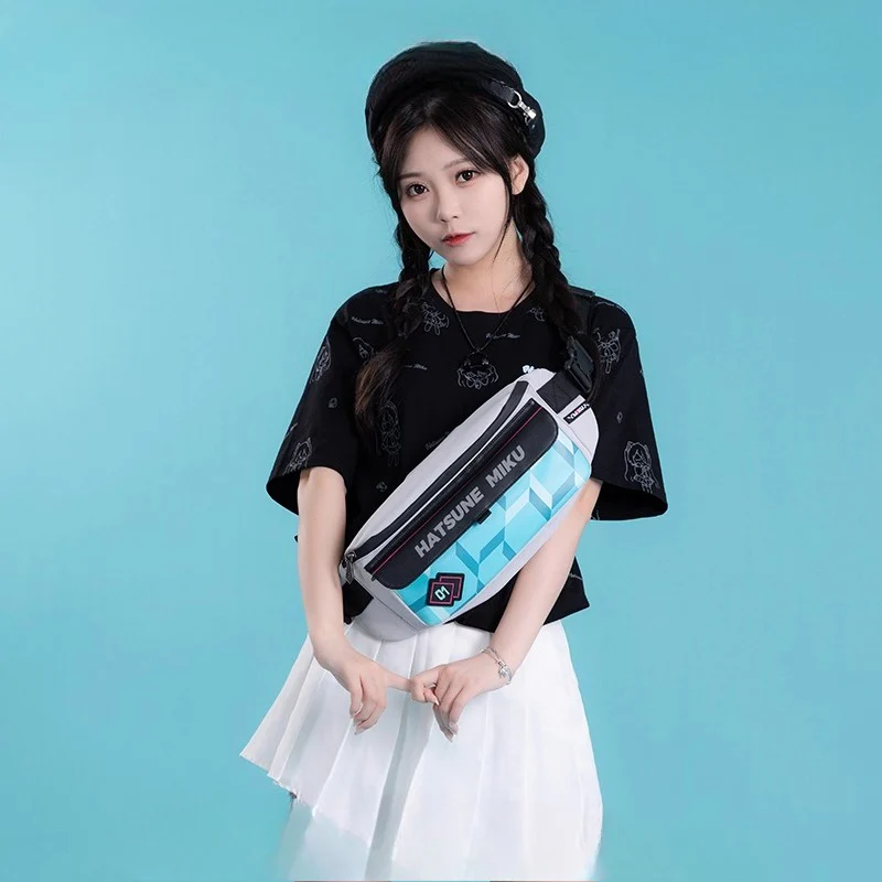 Hatsune Miku 3D Chest Sling Bag with Magnetic Buckle - Image 2