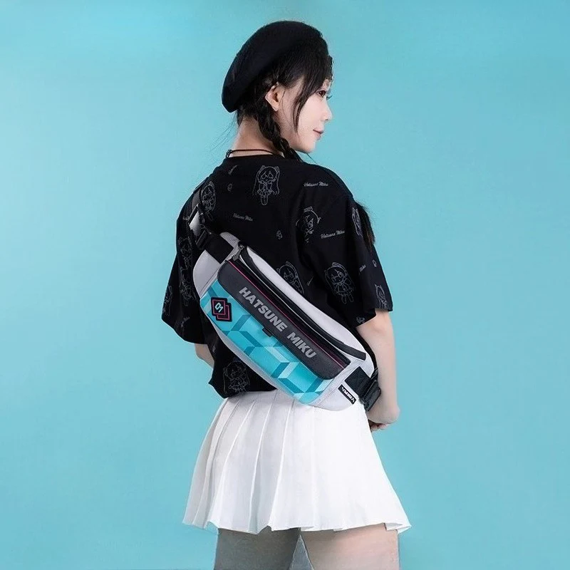 Hatsune Miku 3D Chest Sling Bag with Magnetic Buckle - Image 3
