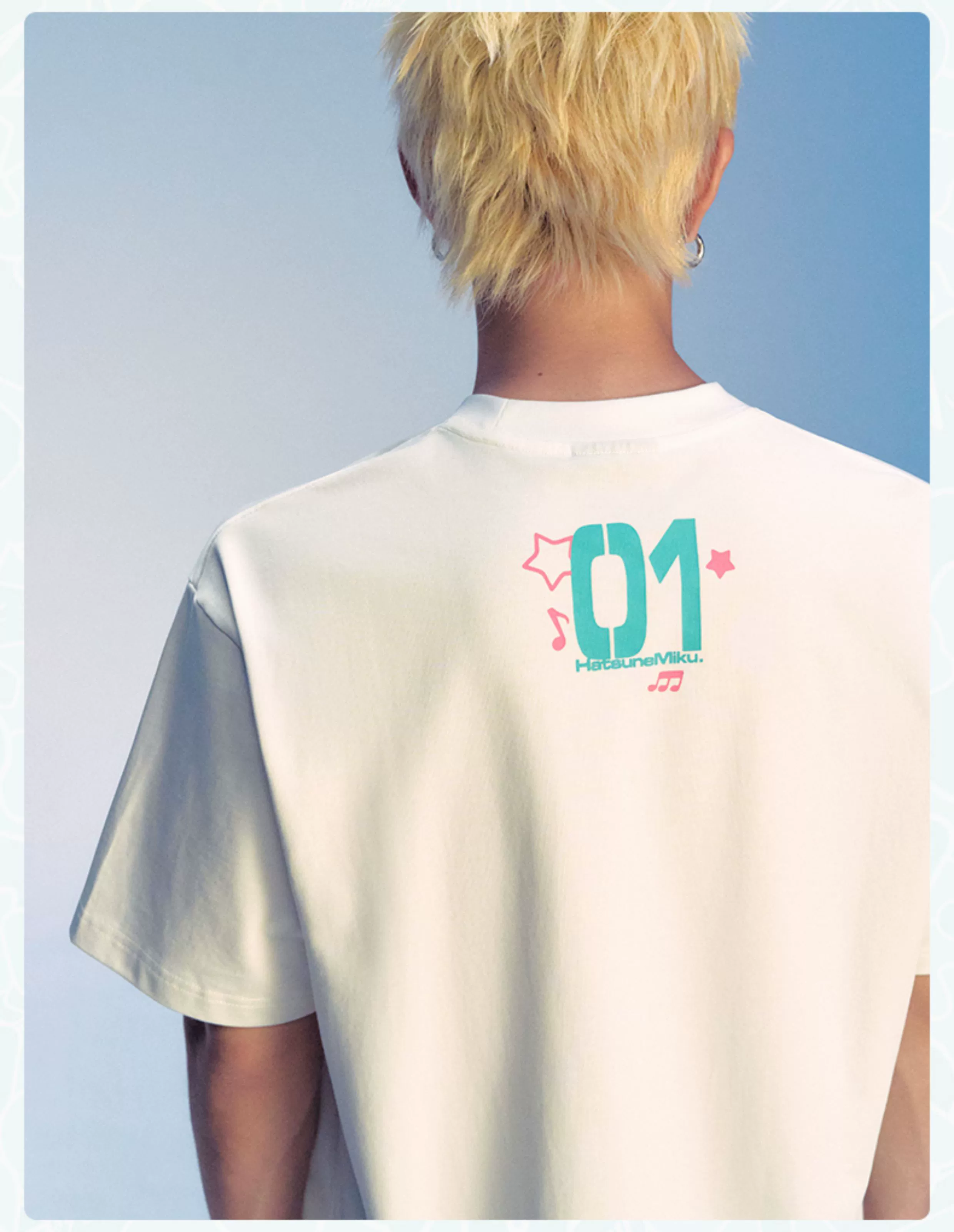 Official Licensed Hatsune Miku Silhouette Graphic T-Shirt – Summer Short-Sleeve Tee - Image 6
