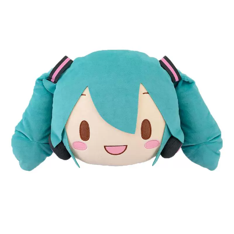 Official Licensed Hatsune Miku “Fuwa Petit” Big Face Plush Pillow – 24cm Small Cushion