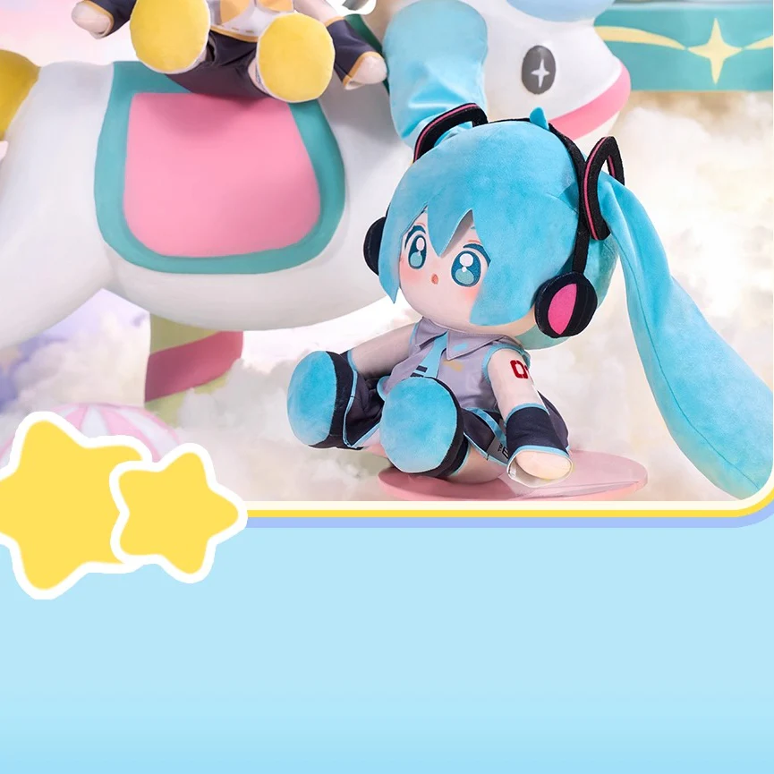 Official Licensed Hatsune Miku Sitting – 35cm Large Plush Toy - Image 4