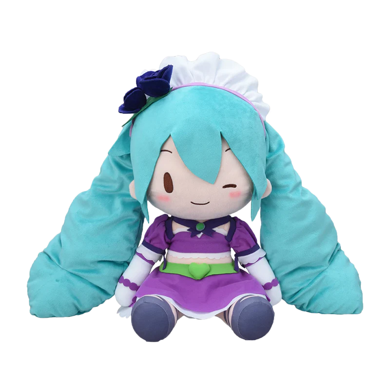 Official Hatsune Miku Γ LOVE AND BERRY Sparkly Purple fufu LL Plush