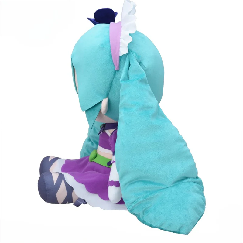Official Hatsune Miku Γ LOVE AND BERRY Sparkly Purple fufu LL Plush - Image 2