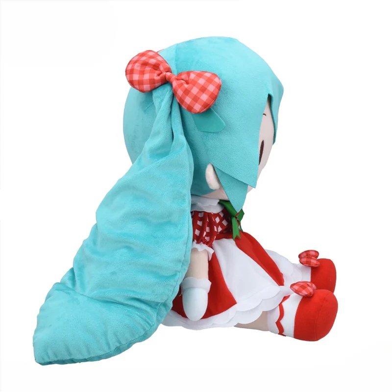 Official Hatsune Miku Γ LOVE AND BERRY Strawberry fufu LL Plush - Image 2