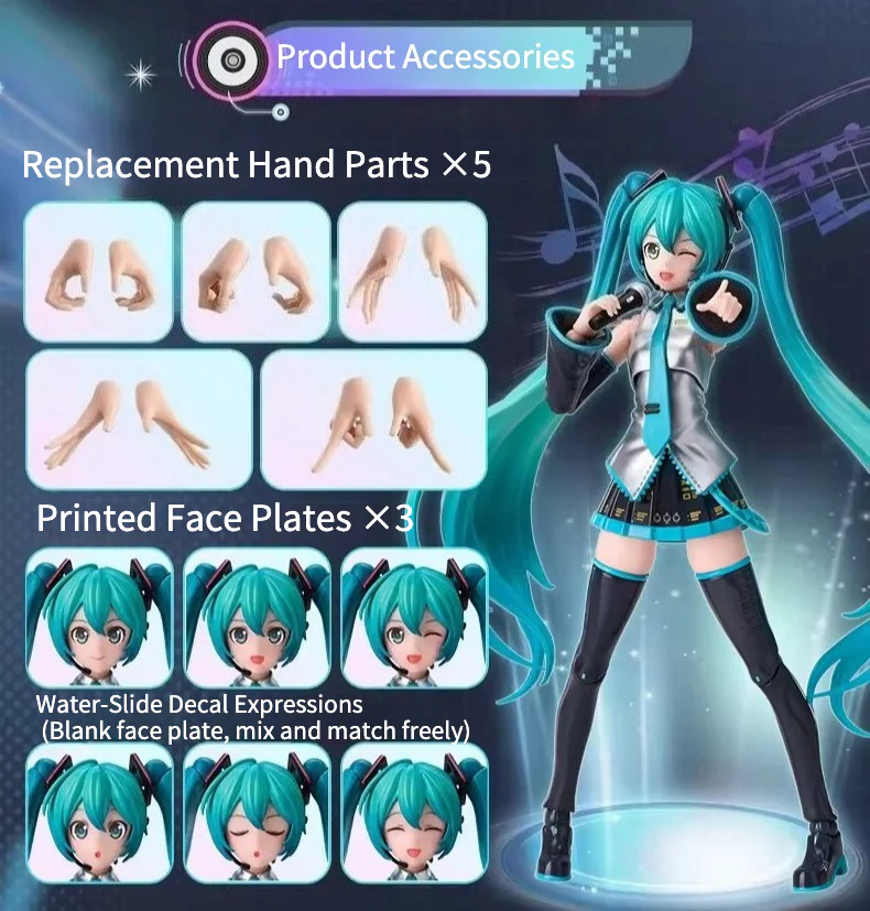 Official Hatsune Miku “Miracle Ver.” (Standard Outfit) Pre-Assembled Figure - Image 4