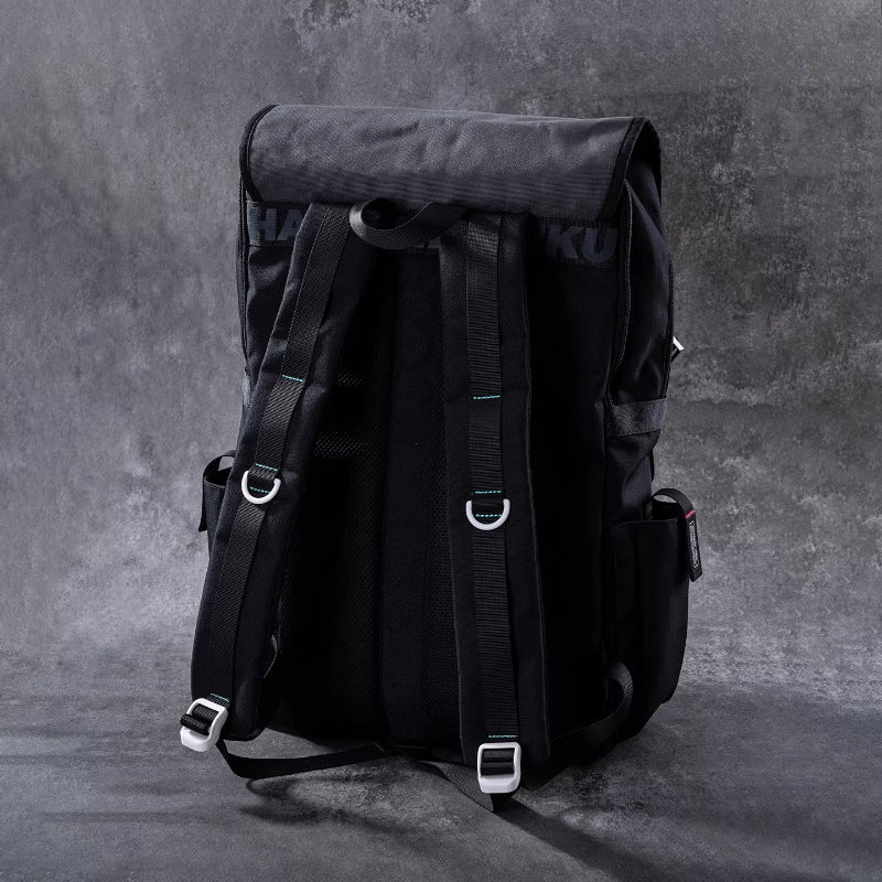 Official Hatsune Miku Neon EDM Tech-Style Backpack – Large Versatile Bag for Commuting & Travel - Image 3