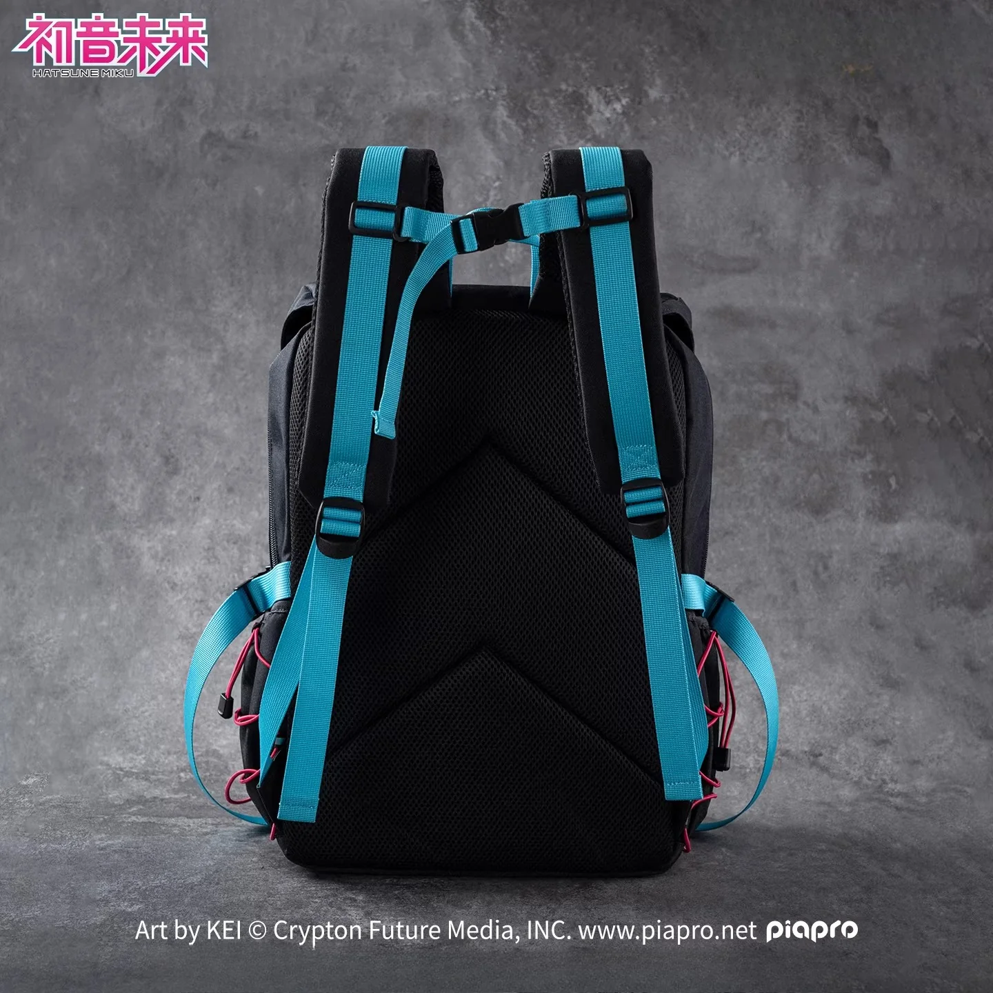 Official Hatsune Miku Neon Techwear Backpack, Large Capacity Multi-Purpose Backpack for Commuting & Travel - Image 3