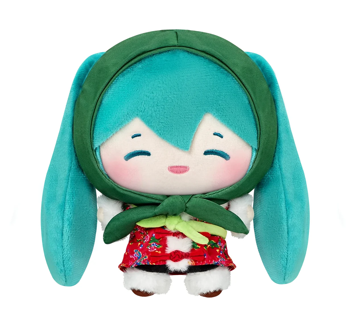 Official Hatsune Miku Overjoyed Plush - Northeast Floral Jacket Style / Errenzhuan Style - Image 4