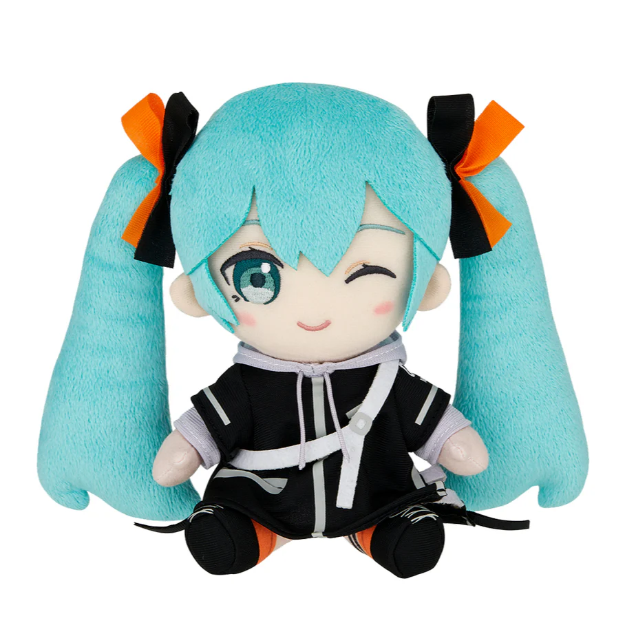 Official Hatsune Miku Punk Style Plush Doll 18cm β Fashion Anime Character Soft Toy - Image 4