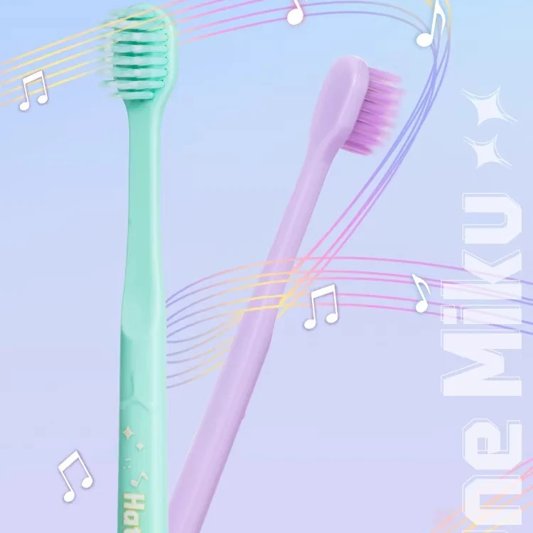 Official Hatsune Miku Rhythm Series Adult Toothbrush β Ultra-Fine Soft Bristles, Wide Head for Gum Care - Image 5