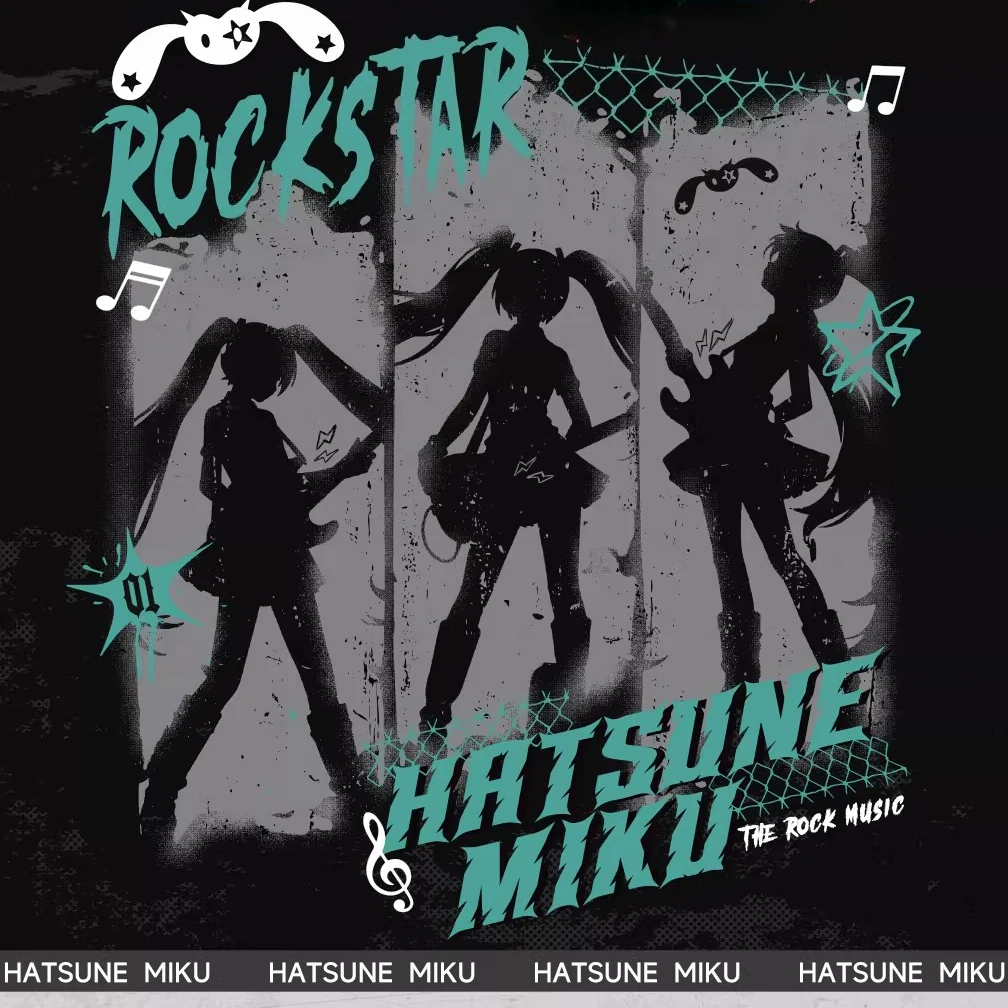 Official Hatsune Miku Rock Future Clogs, Unisex Non-Slip Beach Sandals - Image 6