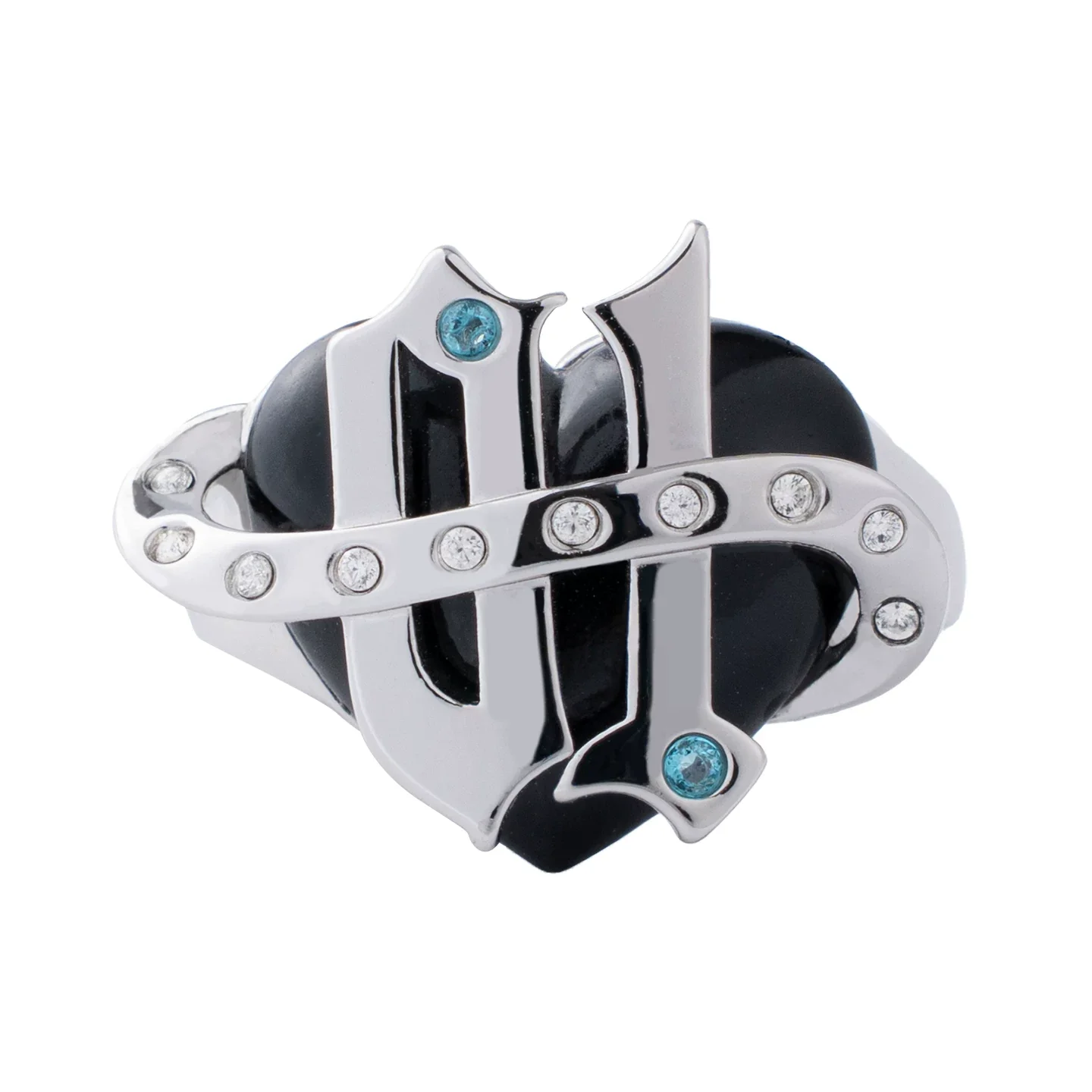 Official Hatsune Miku Rock Future Punk Ring for Men and Women, Hip-Hop Statement Accessory - Image 2