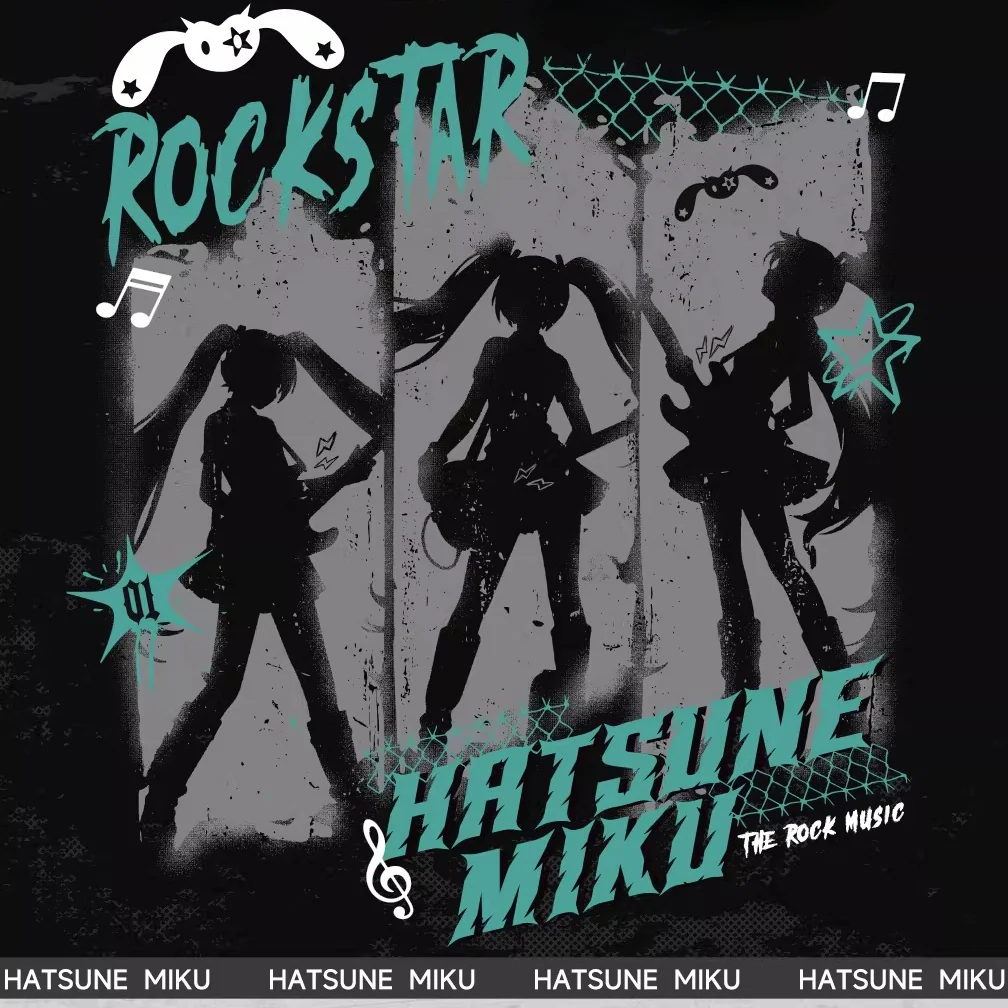 [Pre-Order, Ships Within 30 Days] Official Hatsune Miku Rock Future Vintage Metal Bracelet, Hip-Hop Inspired Wrist Accessory - Image 6