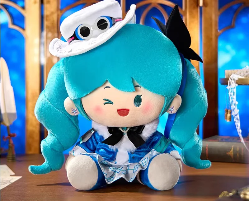Official LDCX Hatsune Miku Honey Bean Sitting Pose Jumbo Plush Doll Official Peripheral Ornament