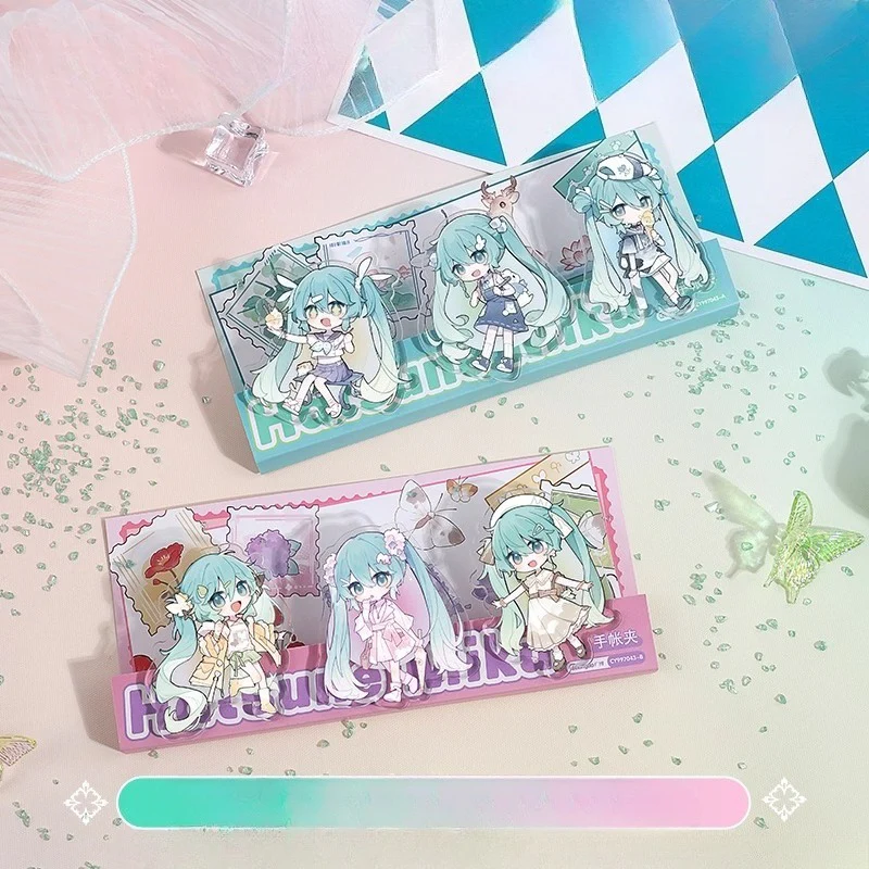 Official Licensed Hatsune Miku Acrylic Planner Clip – Notebook & File Clamp - Image 4