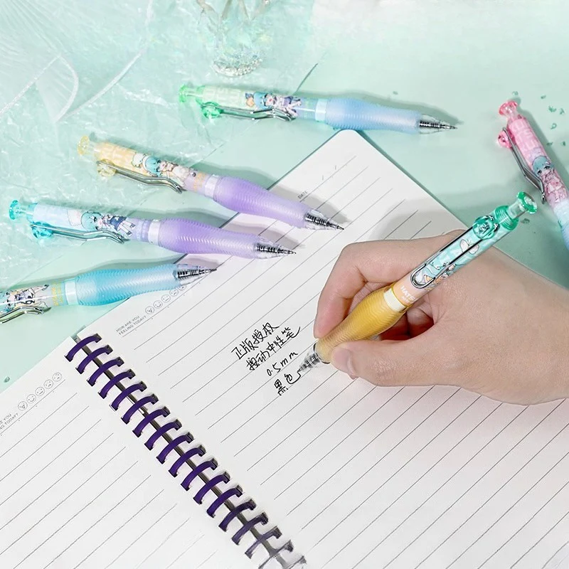 Official Licensed Hatsune Miku Retractable Black Gel Pen – 0.5mm Fine Point, 3-Pack - Image 3