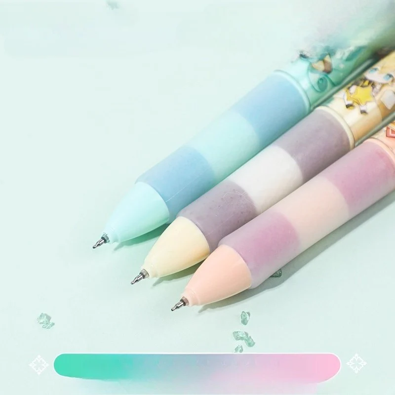 Official Licensed Hatsune Miku Retractable Black Gel Pen – 0.5mm Fine Point, 3-Pack - Image 3