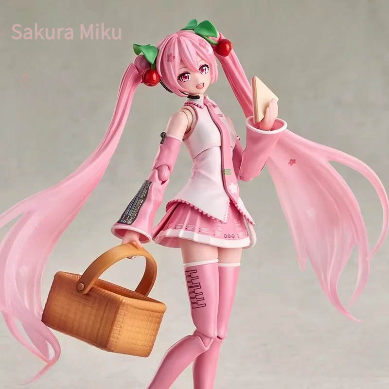 Official Sakura Miku “Miracle Ver.” Figure – Adjustable poses, with multiple buildable accessories. - Image 2