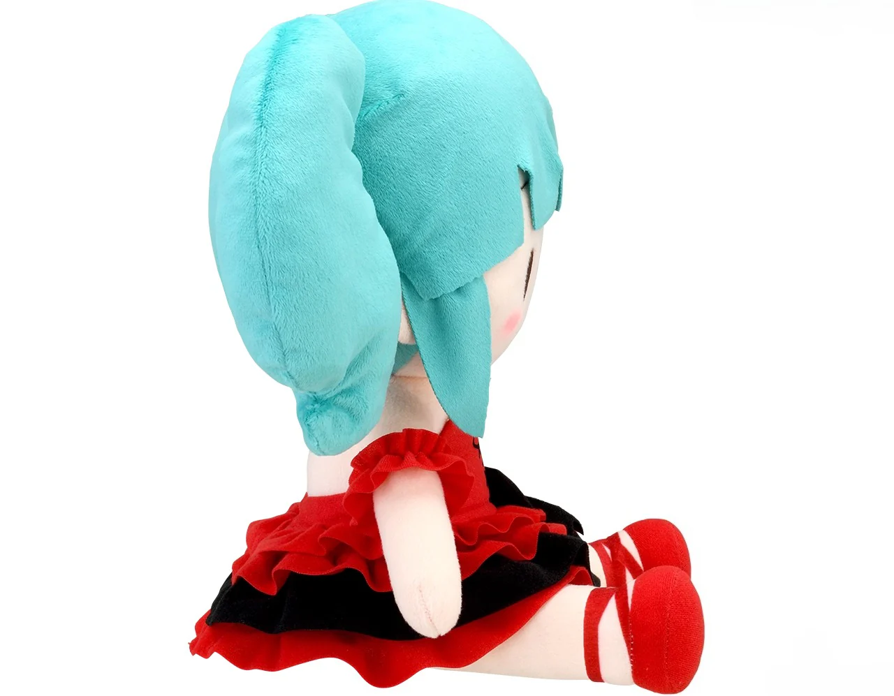 Official SEGA Hatsune Miku Project DIVA MEGA39's Red Ballet Dress Fuwa Petit Plush Fufu - Image 3