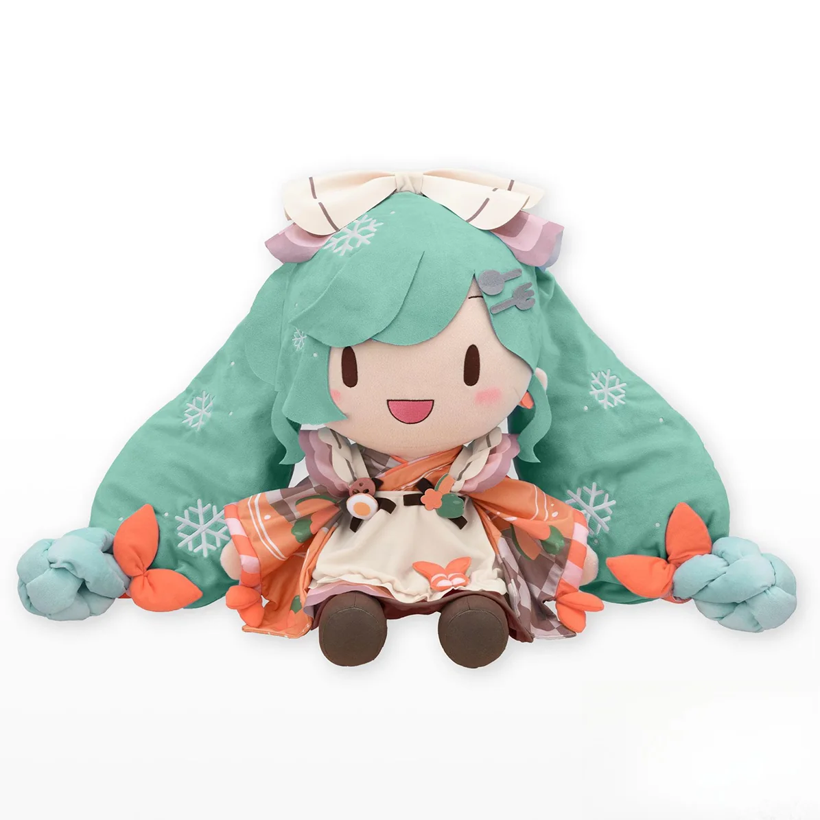 Official Licensed Hatsune Miku Snow Miku 2024 “Fuwa Petit” – 50cm Jumbo Plush Toy