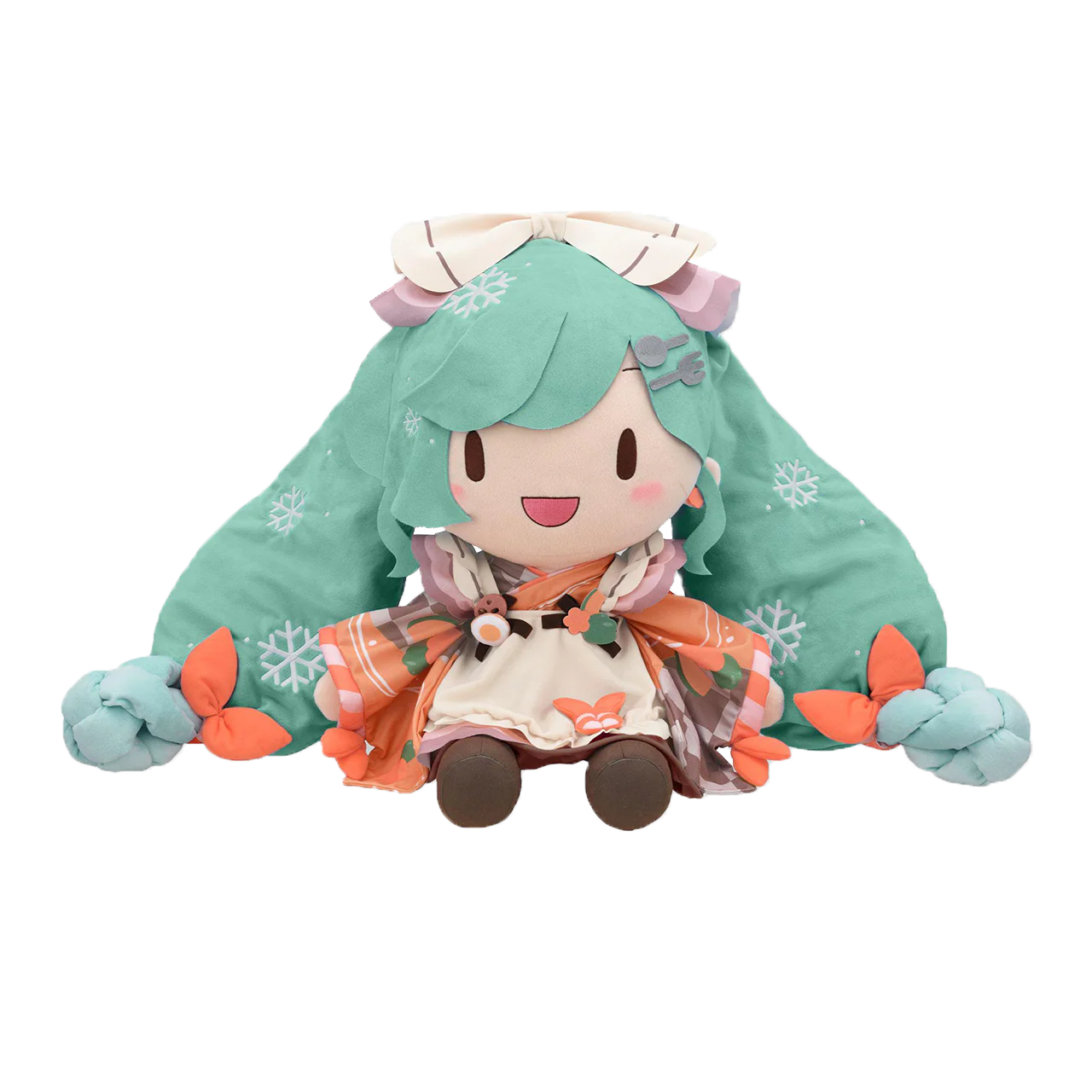 Official Licensed Hatsune Miku Snow Miku 2024 “Fuwa Petit” – 50cm Jumbo Plush Toy - Image 4