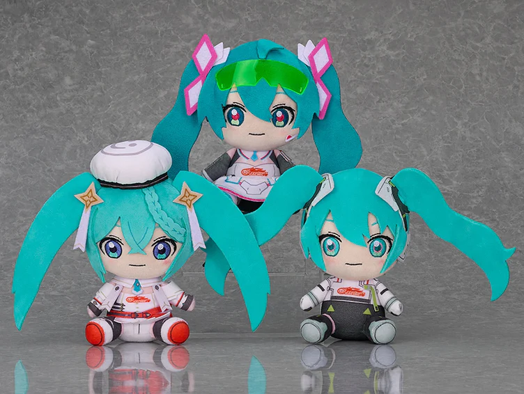 Official VOCALOID Hatsune Miku GT Project 15th Anniversary Palm-Sized Plush Doll