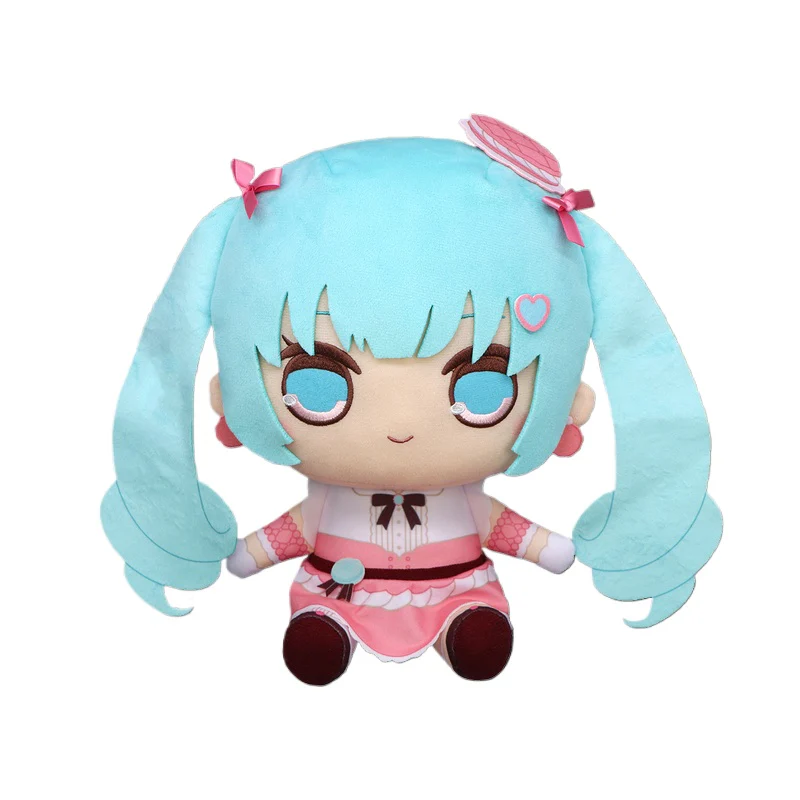 Officially Licensed FuRyu VOCALOID Hatsune Miku Pink Macaron Large Plush Doll