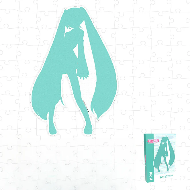 Officially Licensed Hatsune Miku 16th Anniversary Glow-in-the-Dark Puzzle (1147 Pieces) - Image 5