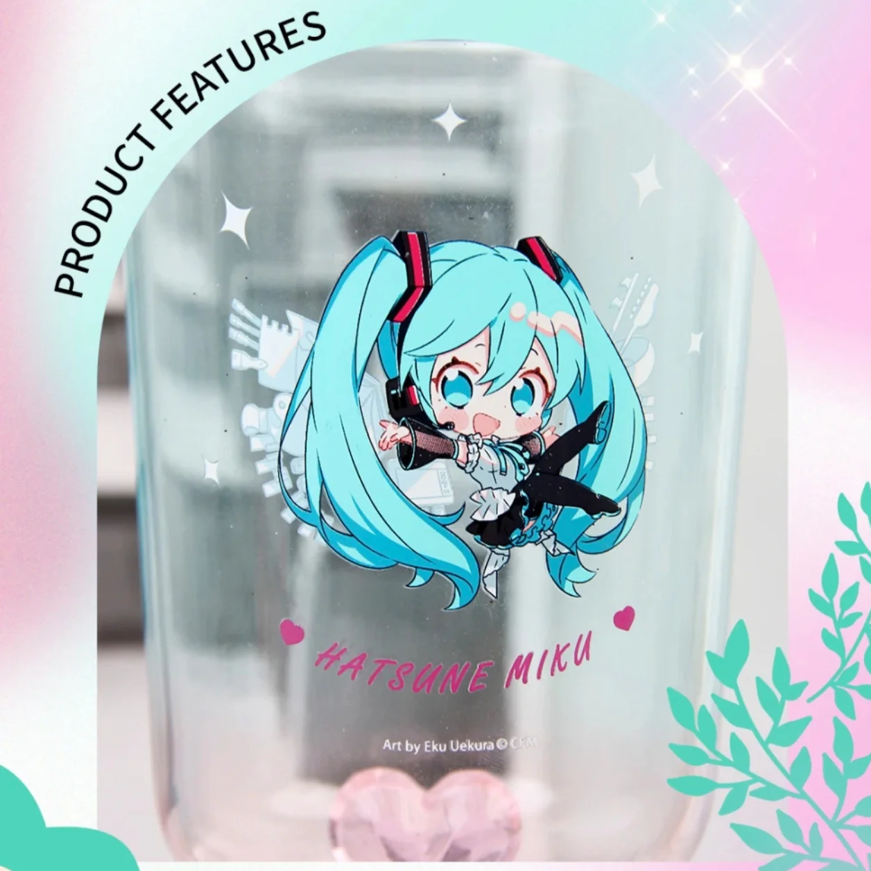 Officially Licensed Hatsune Miku 16th Anniversary Gradient Goblet - Image 5