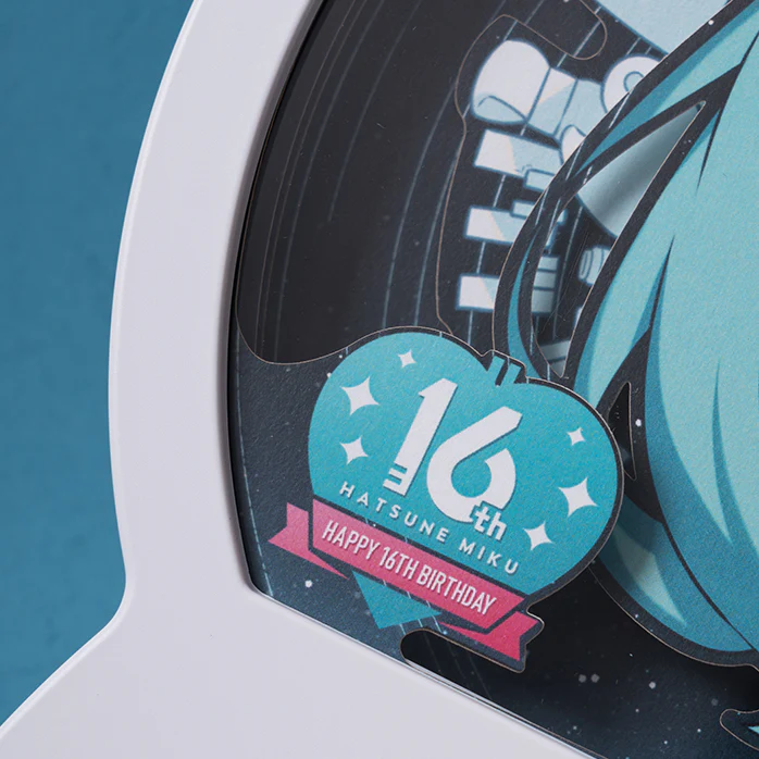 Officially Licensed Hatsune Miku 16th Anniversary Paper Cut Lamp - Image 6