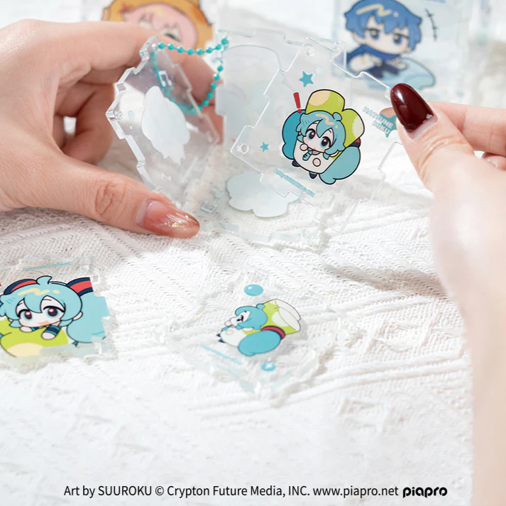 Officially Licensed Hatsune Miku Acrylic Square Keychain Charm Blind Box (Shipped Randomly) - Image 2