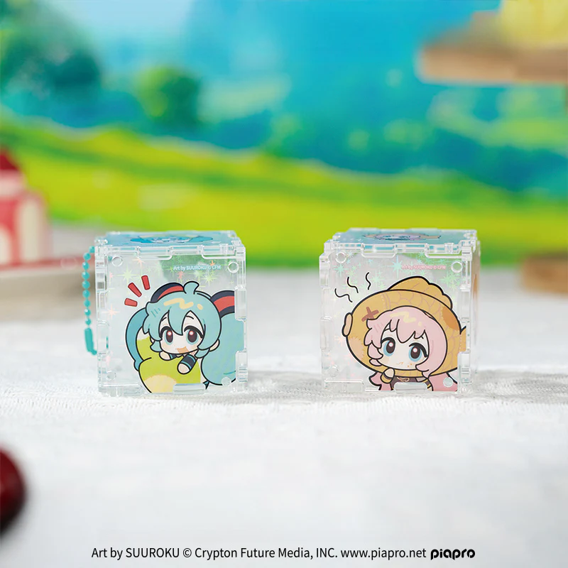 Officially Licensed Hatsune Miku Acrylic Square Keychain Charm Blind Box (Shipped Randomly) - Image 3
