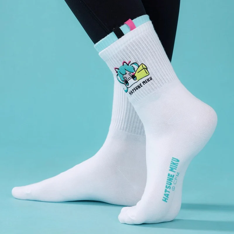 Hatsune Miku Breathable Crew Athletic Socks - Image 5