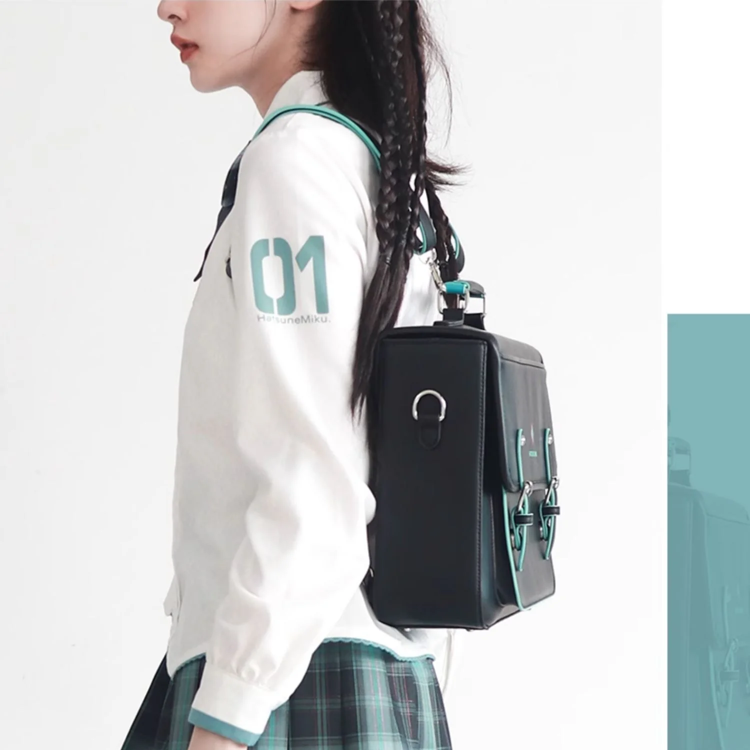 Officially Licensed Hatsune Miku JK Uniform Bag - Image 6