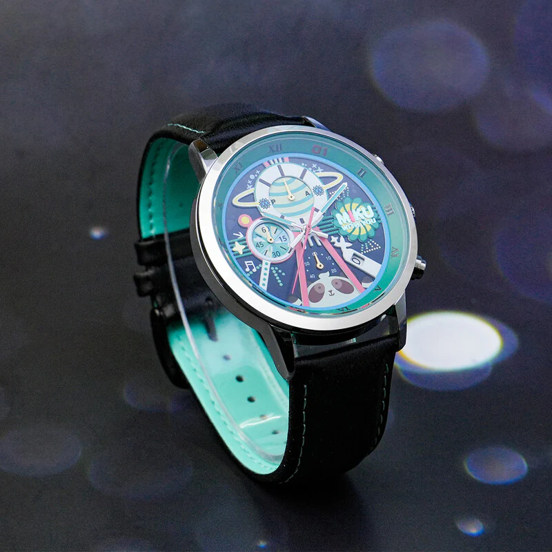 Officially Licensed Hatsune Miku Colorful Planet 6-Hand Quartz Watch - Image 7