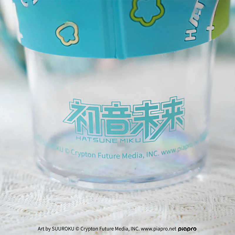 Officially Licensed Hatsune Miku Cute Straw Water Bottle - Image 4