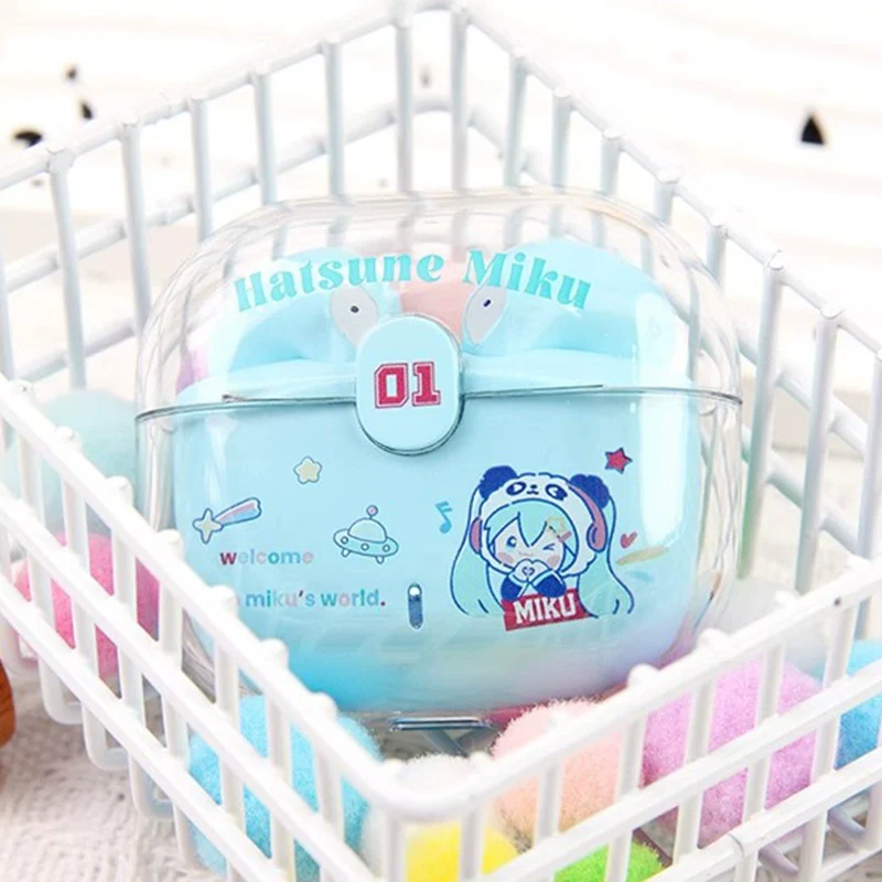 Officially Licensed Hatsune Miku Cute Wireless Earphones - Image 3