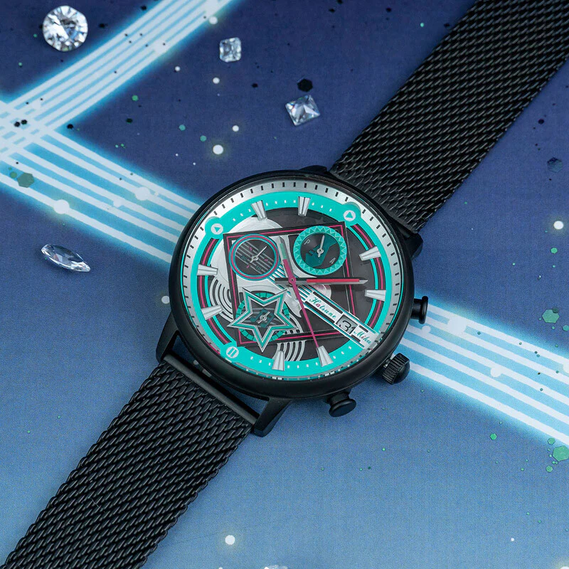 Officially Licensed Hatsune Miku Electric Strings Resonance Solar-Powered Watch - Image 6