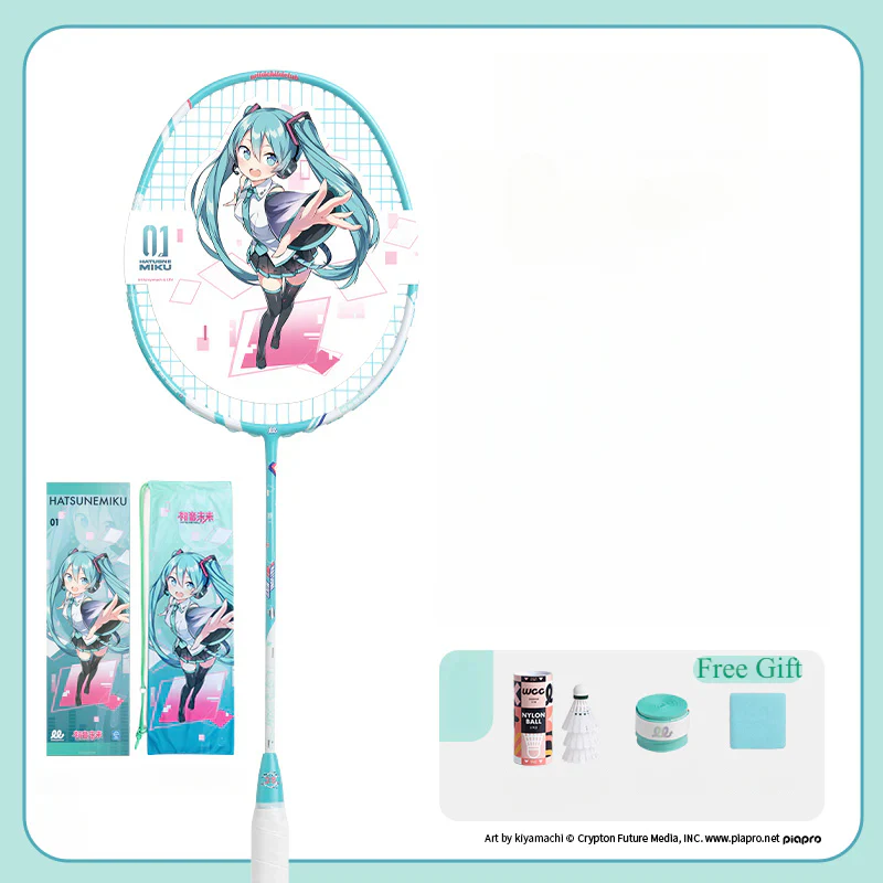 Officially Licensed Hatsune Miku Full Carbon Badminton Racket - Image 14