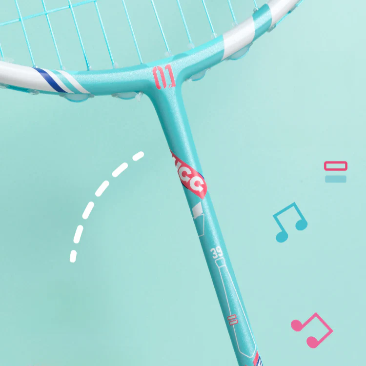Officially Licensed Hatsune Miku Full Carbon Badminton Racket - Image 2