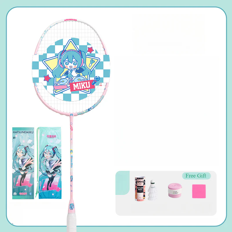 Officially Licensed Hatsune Miku Full Carbon Badminton Racket - Image 8