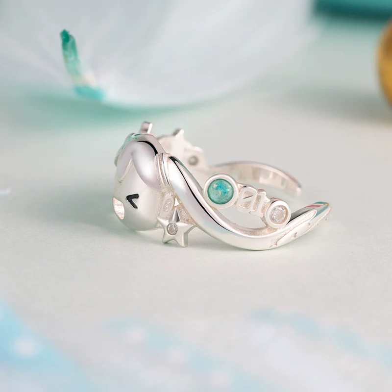 Officially Licensed Hatsune Miku Joyful Song Ring – 925 Sterling Silver - Image 3