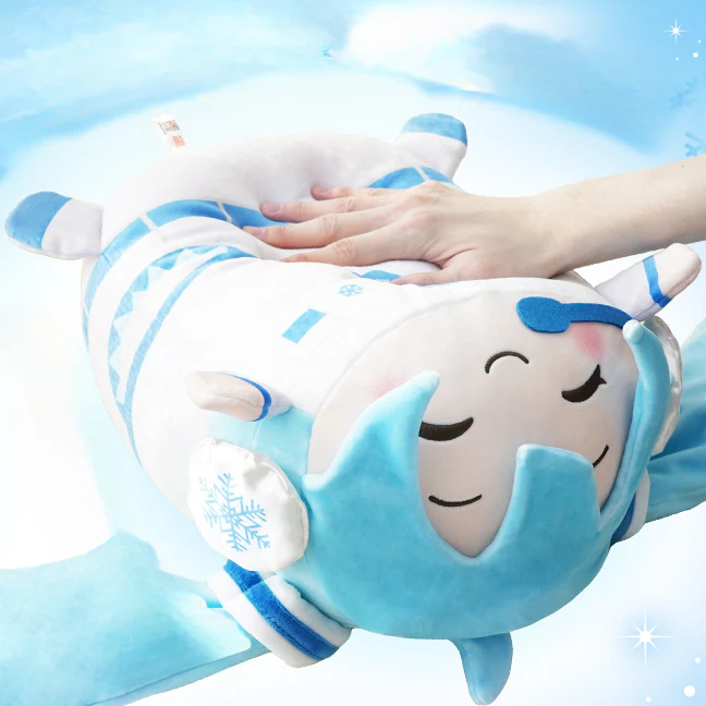Officially Licensed Hatsune Miku Large Snow Miku Plush Toy - Image 3