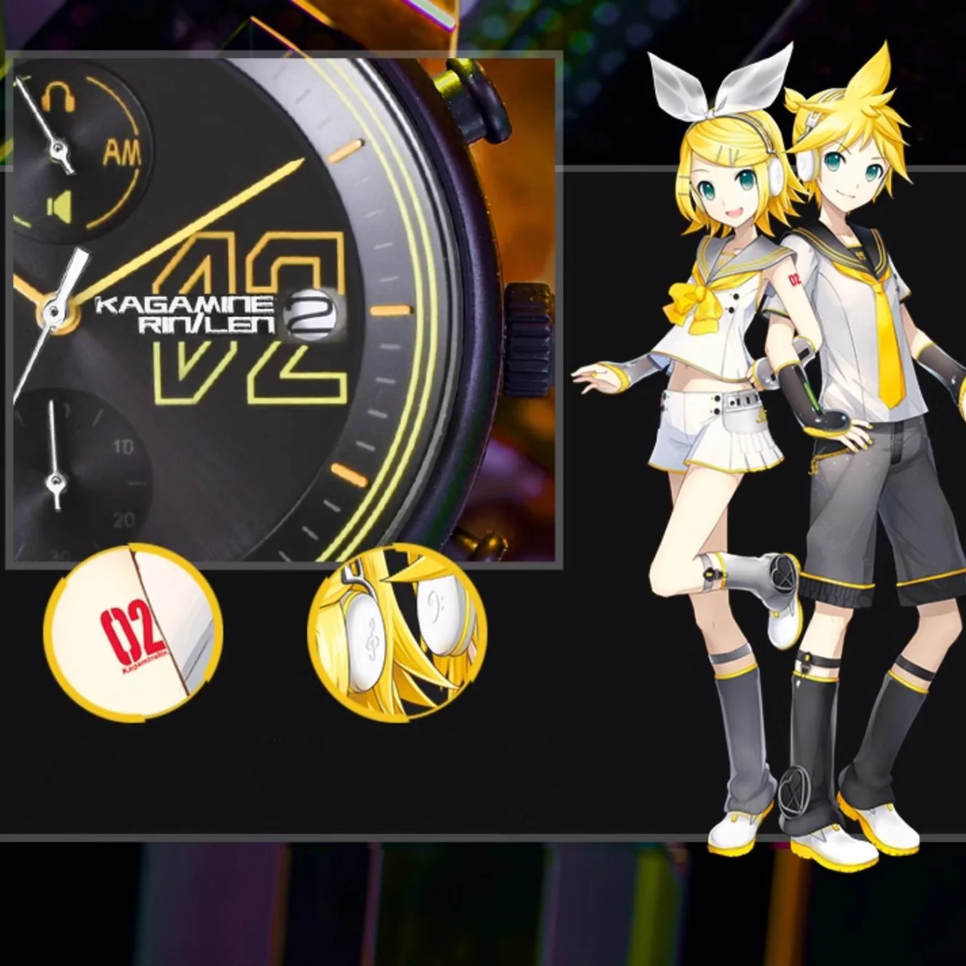 Officially Licensed Hatsune Miku Light & Shadow Concerto Solar-Powered Watch - Image 9