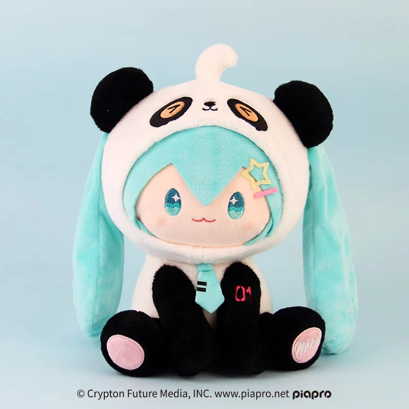 Officially Licensed Hatsune Miku Medium Panda Plush Toy