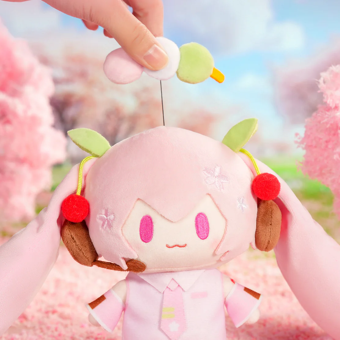 Officially Licensed Hatsune Miku Medium Sakura Miku Plush Toy